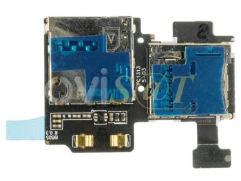 Flex con conector de tarjeta SIM y tarjeta de memoria microSD para Samsung Galaxy S4 LTE, I9505, I9515 Galaxy S4 Value Edition